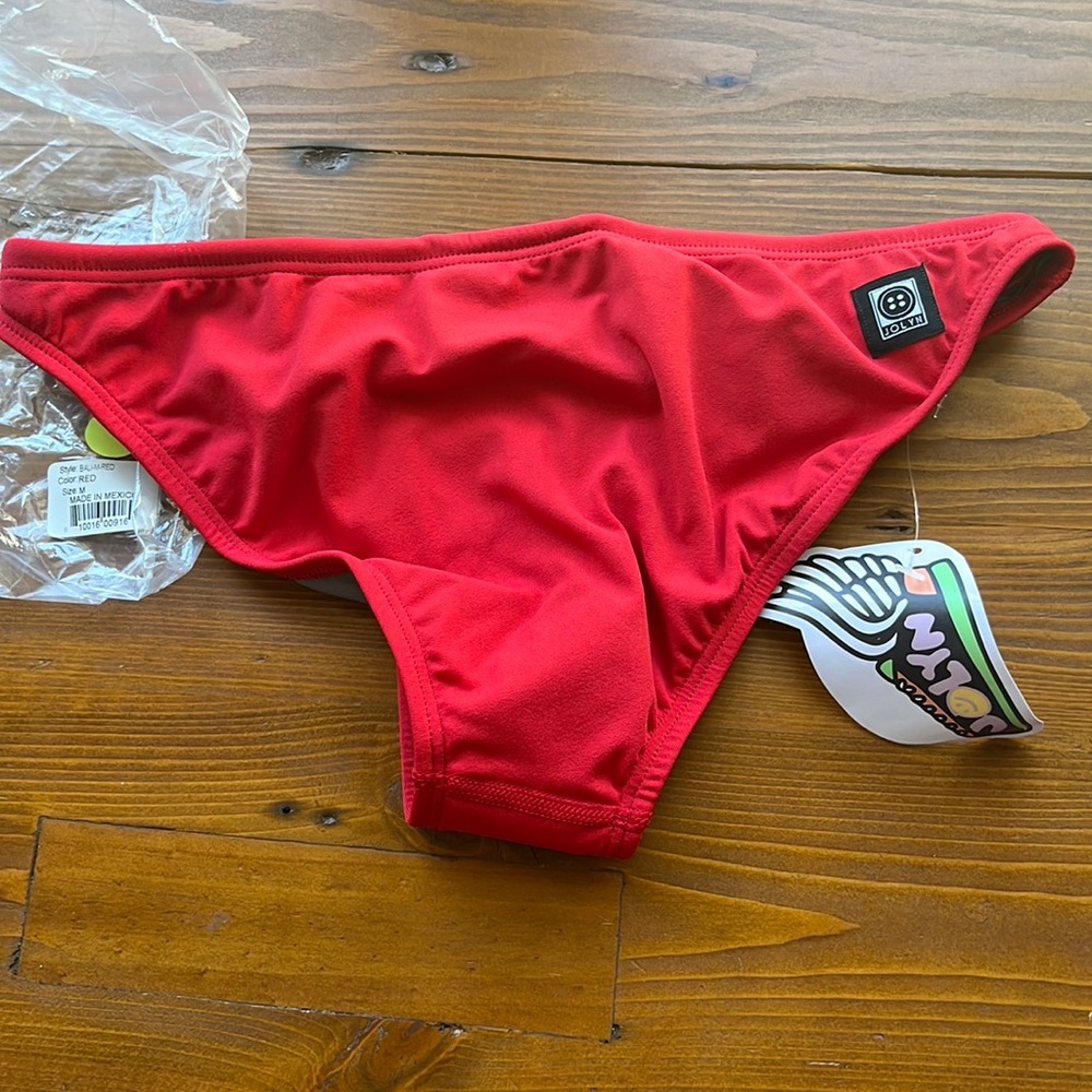 JOLYN Bali bottoms, red, size medium